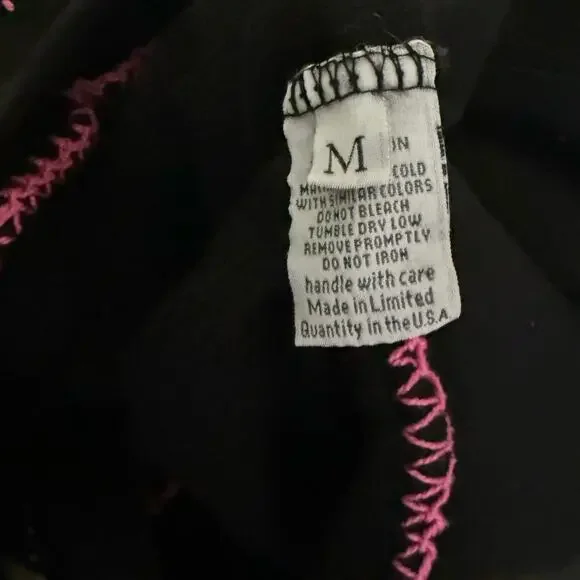 Lauren Moshi Jocelyn Neon Line Tiger drop shoulder pullover OVERSIZED M sweater - Picture 7 of 14